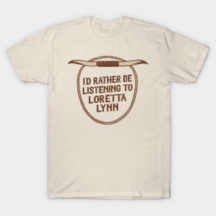 Loretta Lynn / Retro Style Country Fan Design T-Shirt